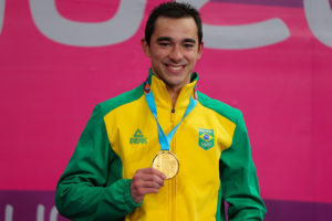 Hugo Calderano se garantiu em Tóquio-2020 com o ouro individual no Pan de Lima (Crédito: Abelardo Mendes Jr/ rededoesporte.gov.br)