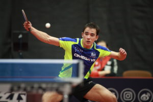 Hugo Calderano disputará seu quinto Aberto da Hungria de tênis de mesa (Crédito: Divulgação/ITTF)